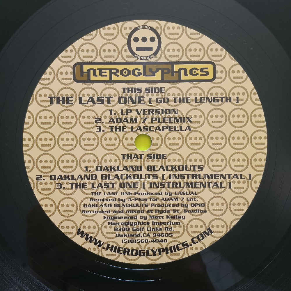 Hieroglyphics - The Last One [Go The Length] SHRINK 12" - 1998 - HI0002 - Used - VG+ - Vinyl