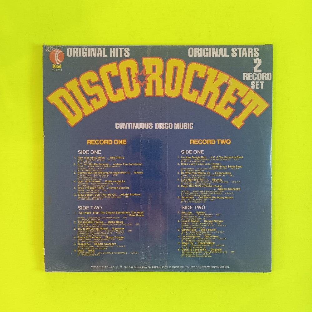 Various - Disco Rocket K-Tel - 1977 - TU 2570 - New - Sealed - Vinyl