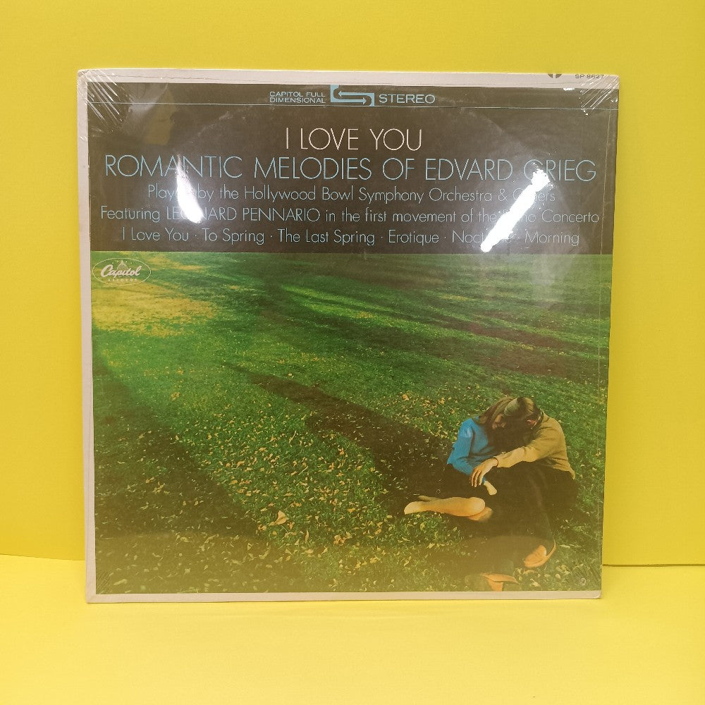 Leonard Pennario / Hollywood Bowl Symph. Orch - I Love You Romantic Melodies Of Edvard Grieg - SP 8627 - New - Sealed - Vinyl