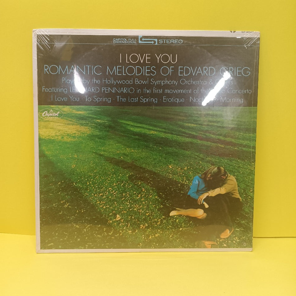 Leonard Pennario / Hollywood Bowl Symph. Orch - I Love You Romantic Melodies Of Edvard Grieg - SP 8627 - New - Sealed - Vinyl