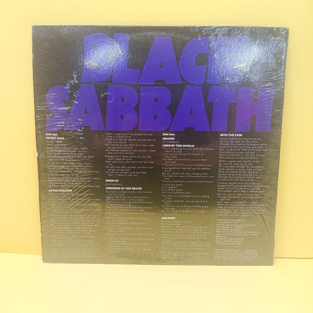 Black Sabbath - Master Of Reality SHRINK OG GREEN LABEL - 1971 - BS 2562 - Used - VG++ - Vinyl