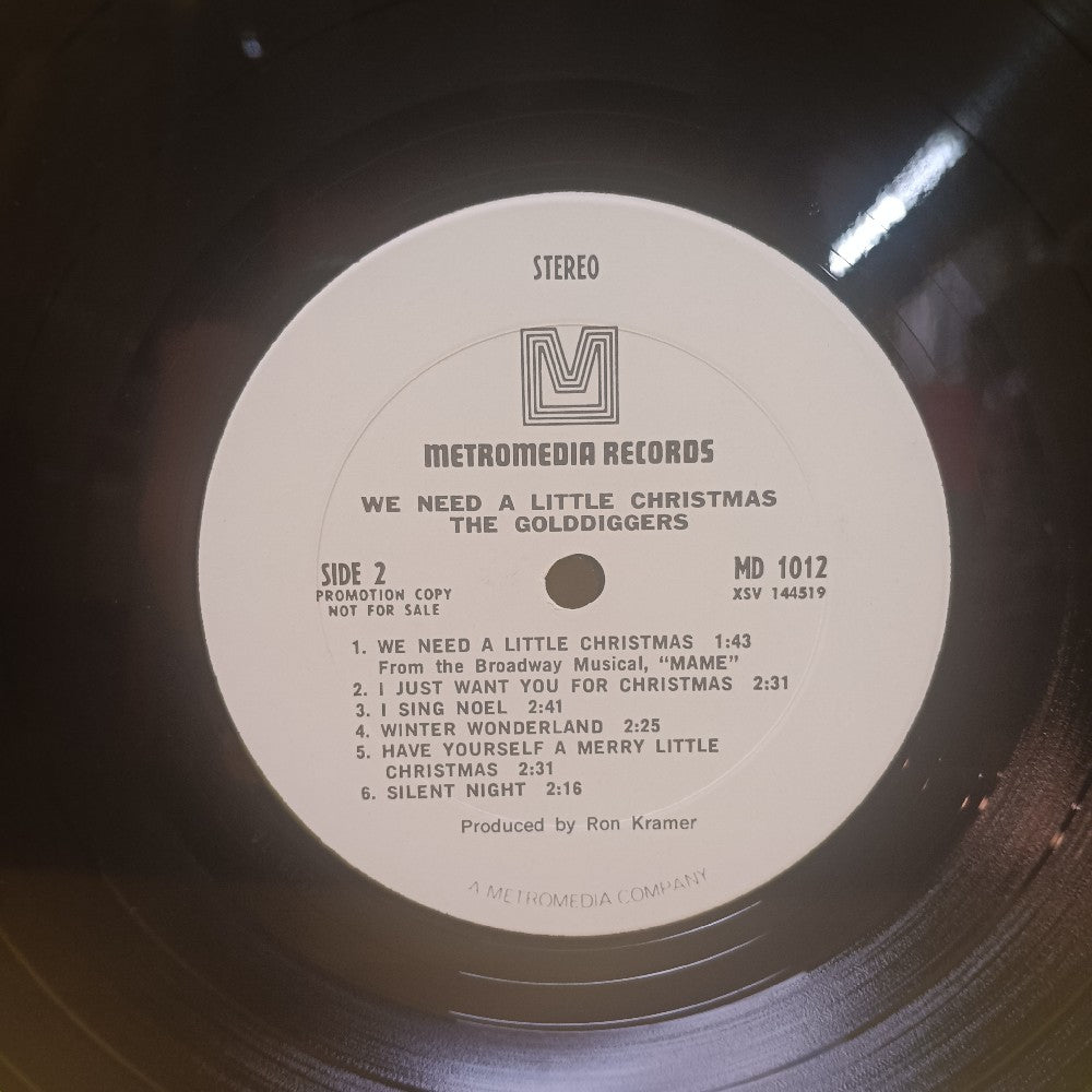 The Golddiggers - We Need A Little Christmas PROMO - 1969 - MD1012 - Used - EX - Vinyl
