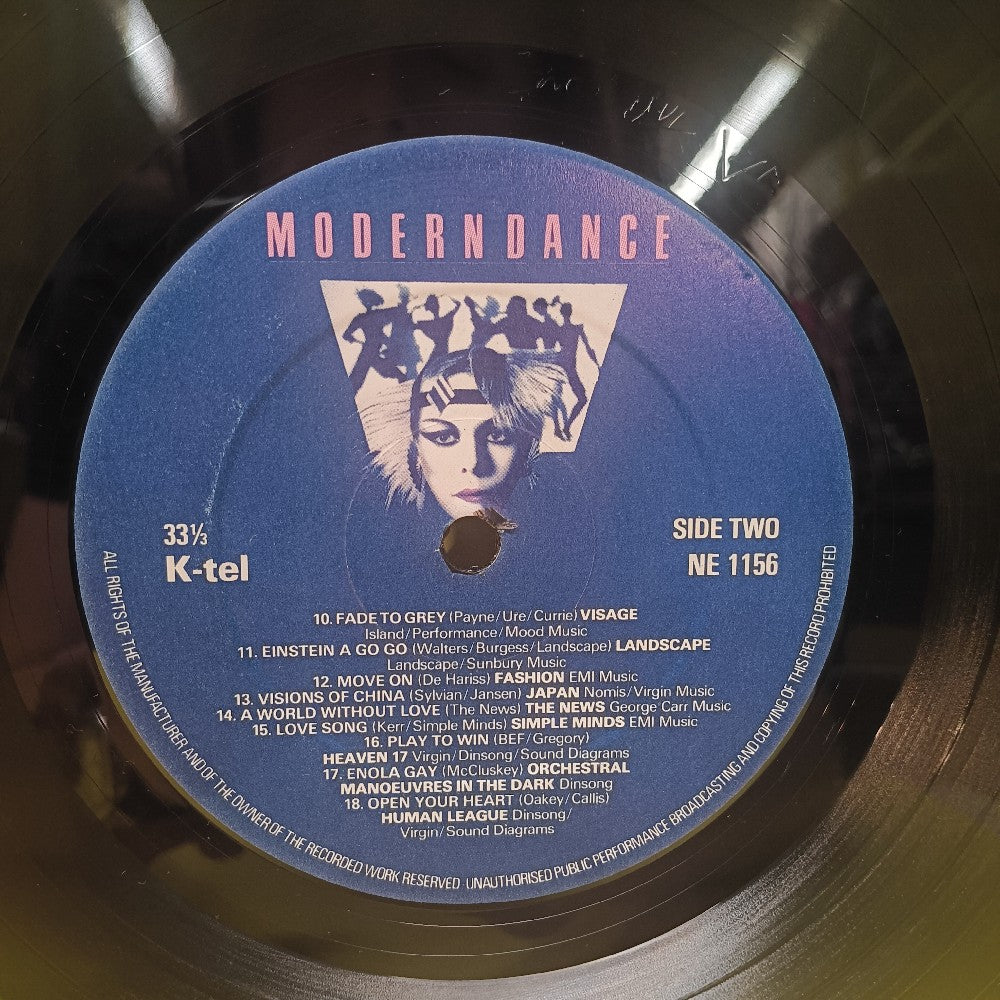 Various - Modern Dance K-Tel UK - 1981 - NE 1156 - Used - VG++ - Vinyl