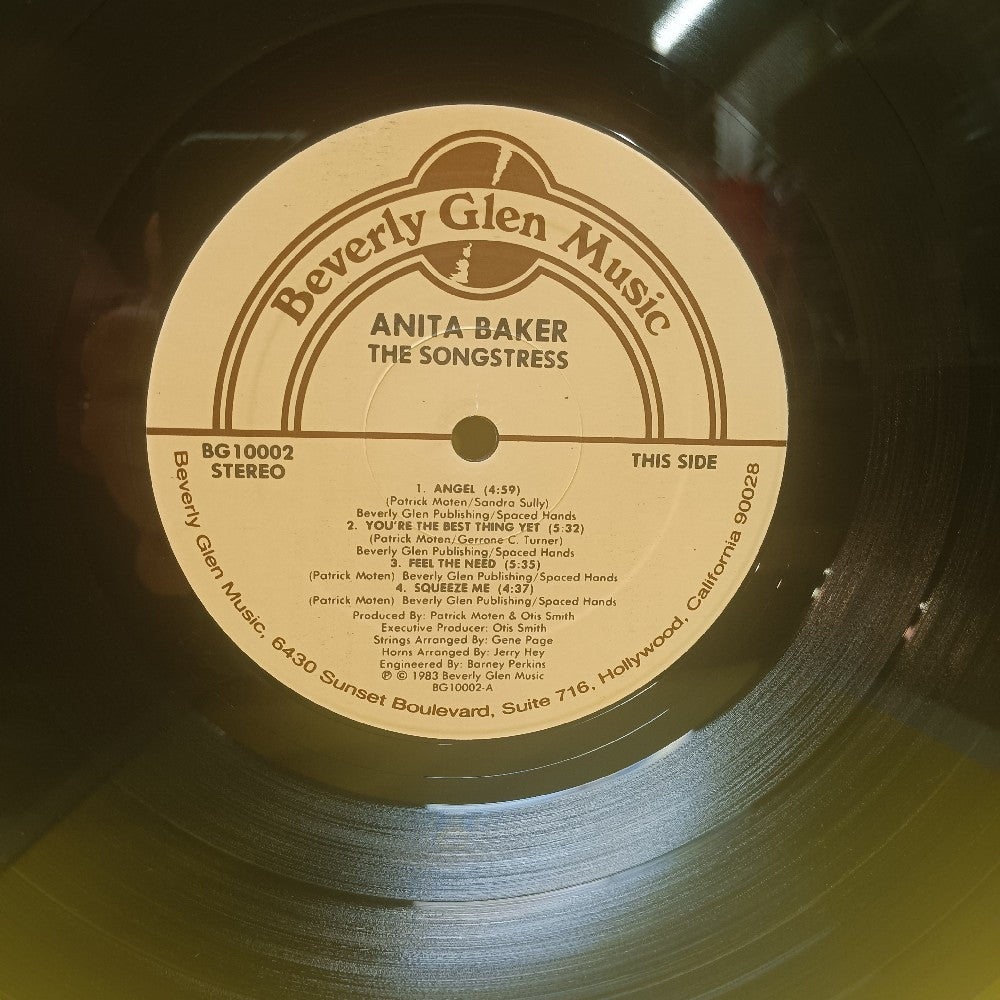 Anita Baker - The Songstress - 1983 - BG10002 - Used - VG++ - Vinyl