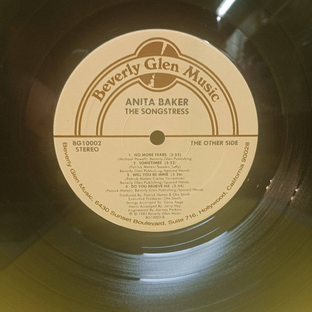 Anita Baker - The Songstress - 1983 - BG10002 - Used - VG++ - Vinyl
