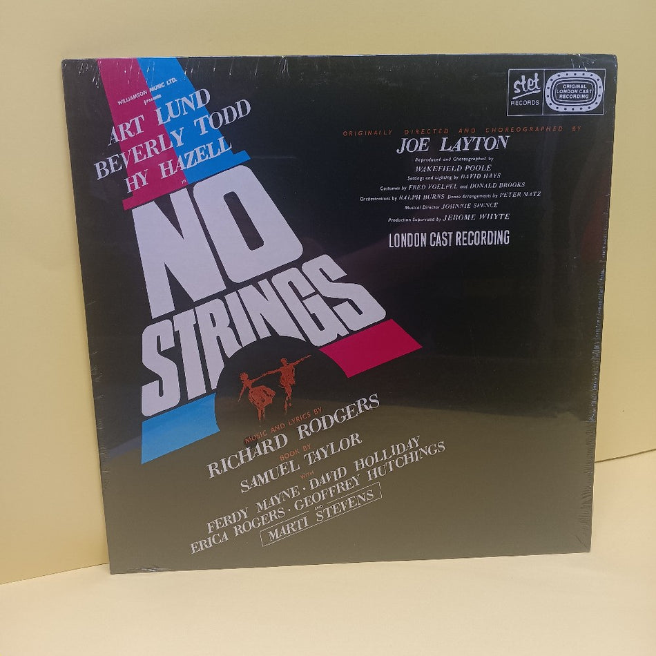 Art Lund Beverly Todd Hy Hazell - No Strings London Cast Recording - DS 15013 - New - Sealed - Vinyl