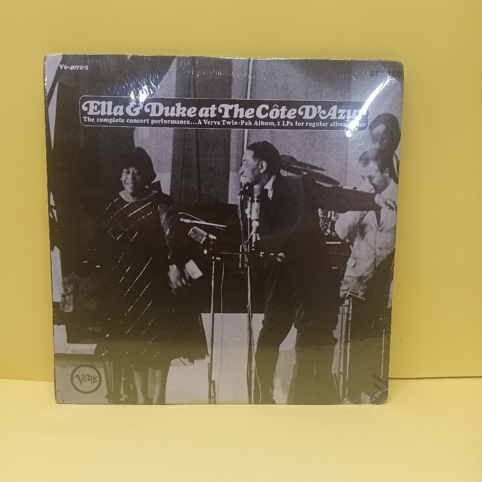 Ella Fitzgerald & Duke Ellington - Ella & Duke At The Cote D'Azur 2LP - V6-4072-2 - New - Sealed - Vinyl