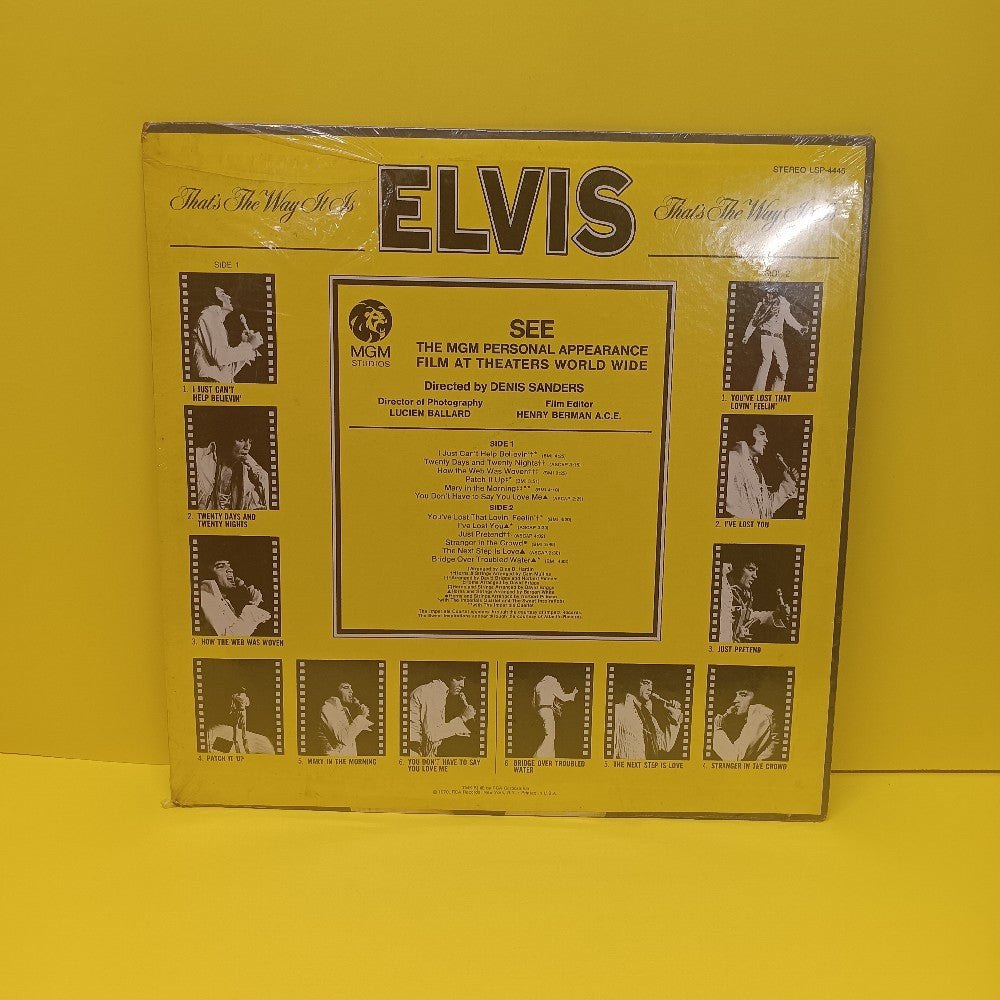 Elvis Presley - That's The Way It Is PROMO - LSP 4445 - New - Sealed - Vinyl