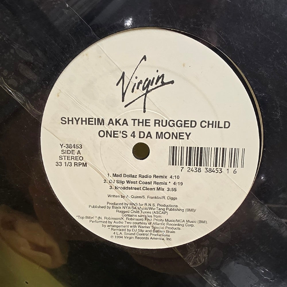 Shyheim - One's 4 Da Money / Get Down - 1994 - Y-38453 - New - Sealed - Vinyl