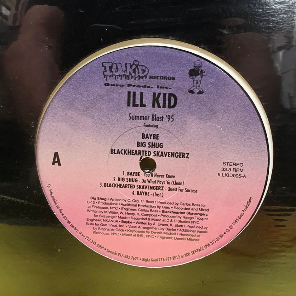Various  - I'll Kid Summer Blast '95 - 1995 - ILLKID005 - New - Sealed - Vinyl