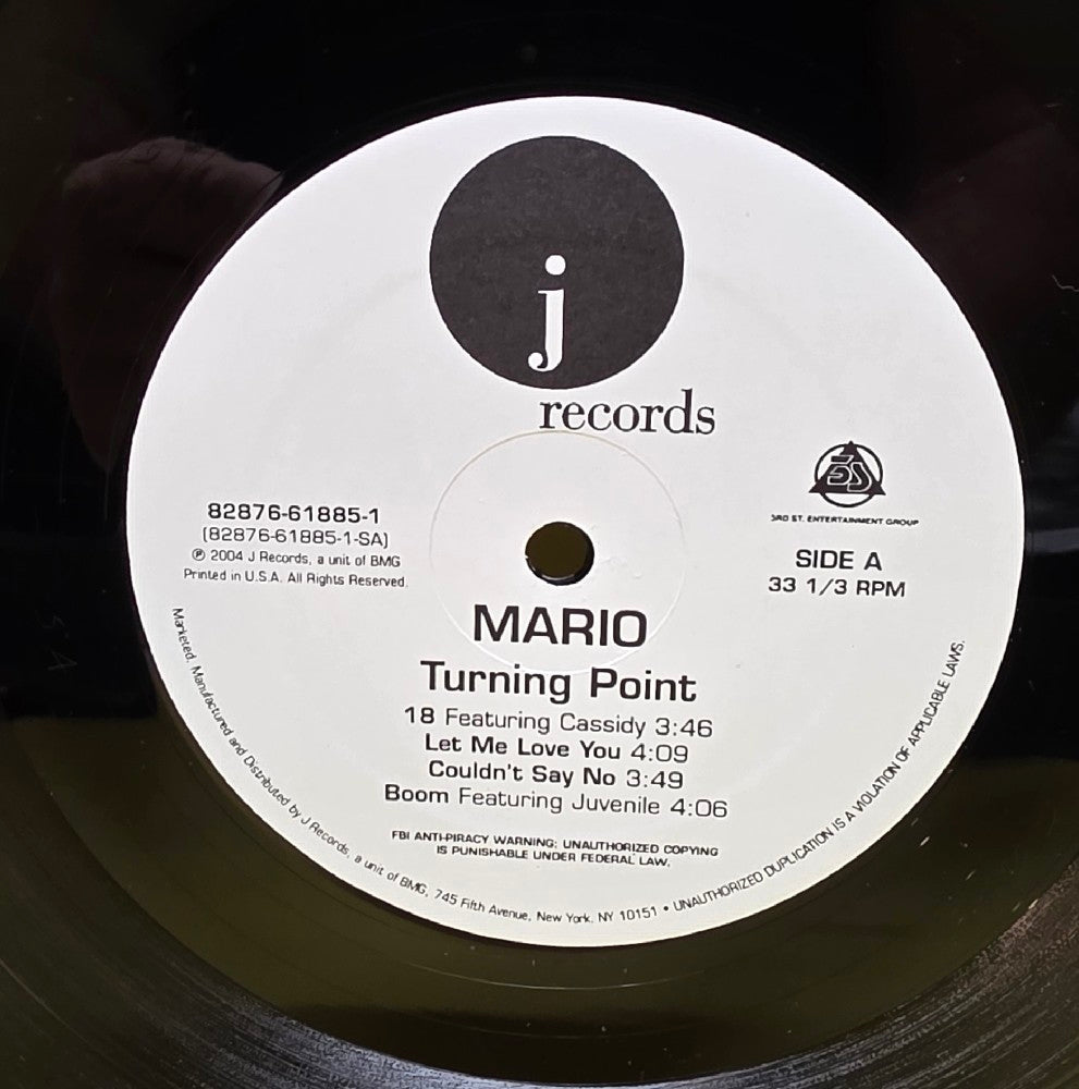 Mario - Turning Point  - 2004 - 82876-61885-1 - Used - VG++ - Vinyl