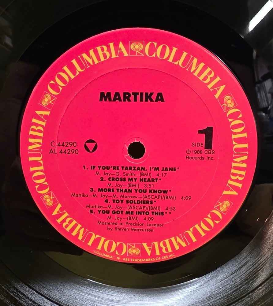 Martika - Martika / O  G. In Shrink & Hyper Sticker  - 1988 - C 44290 - Used - EX - Vinyl