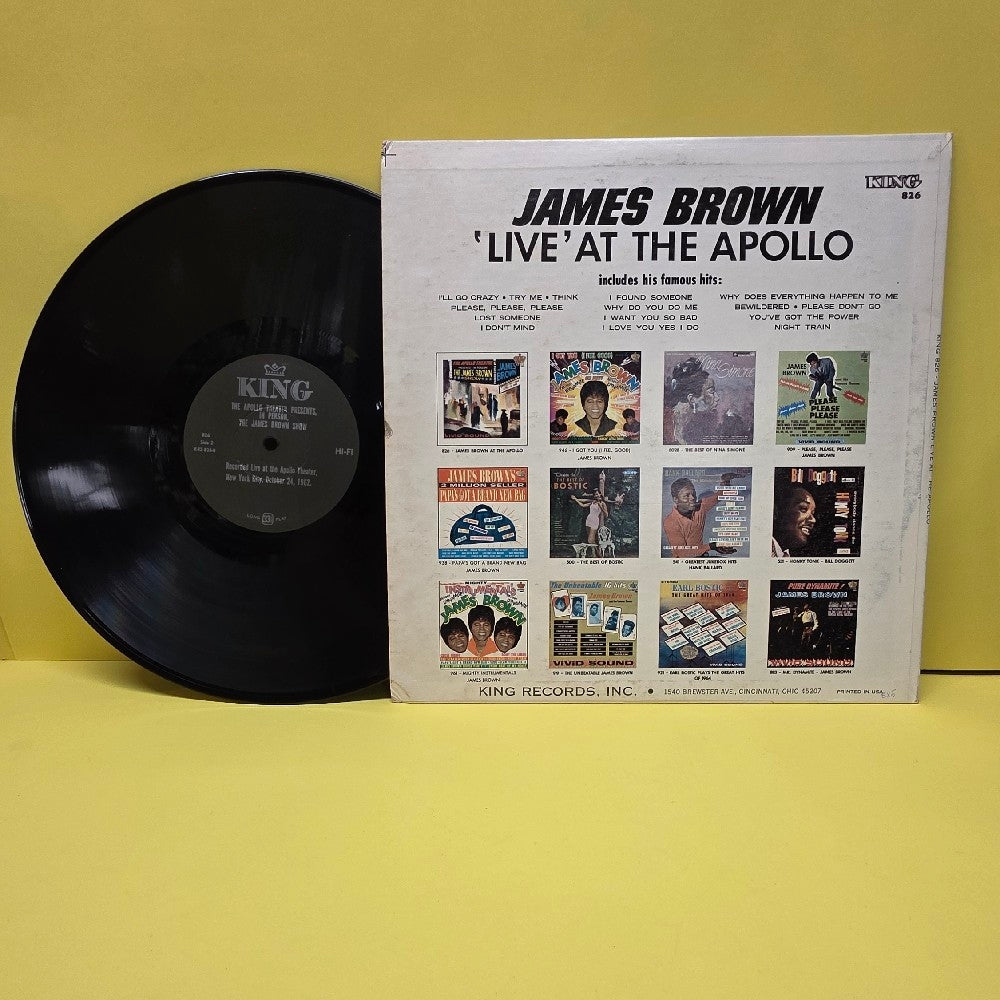 James Brown  - Live At The Apollo  - 1966 - Used - VG+ - Vinyl