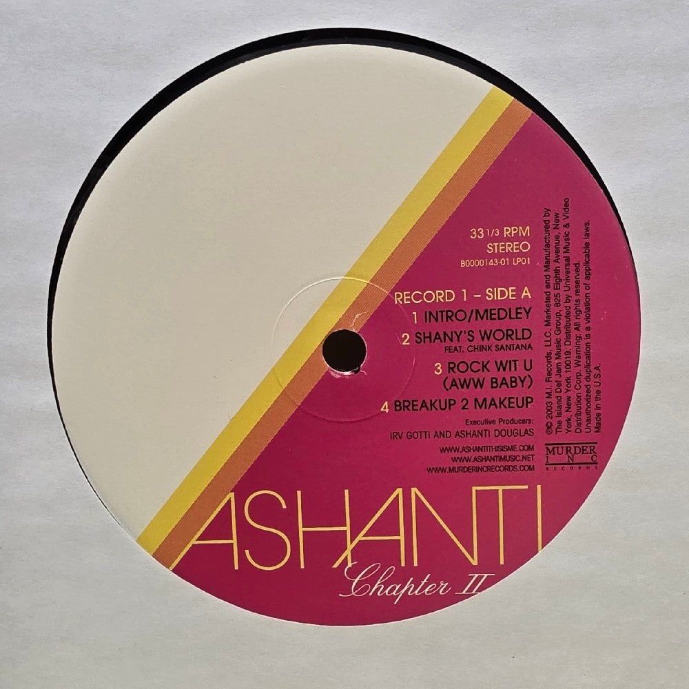 Ashanti  - Chapter ll - 2003 - BOOOO143-01 - Used - EX - Vinyl