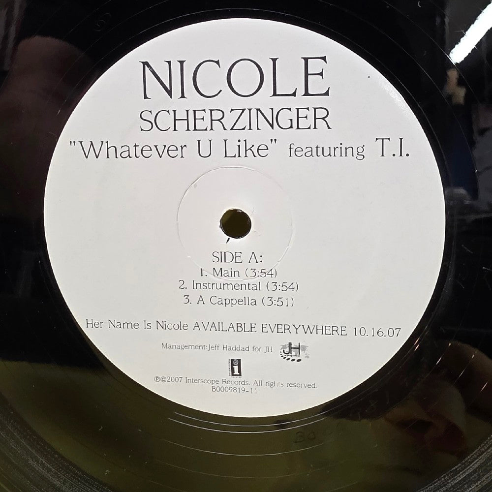 Nicole Scherzinger - Whatever U Like - 2007 - B0009819-11 - Used - VG++ - Vinyl