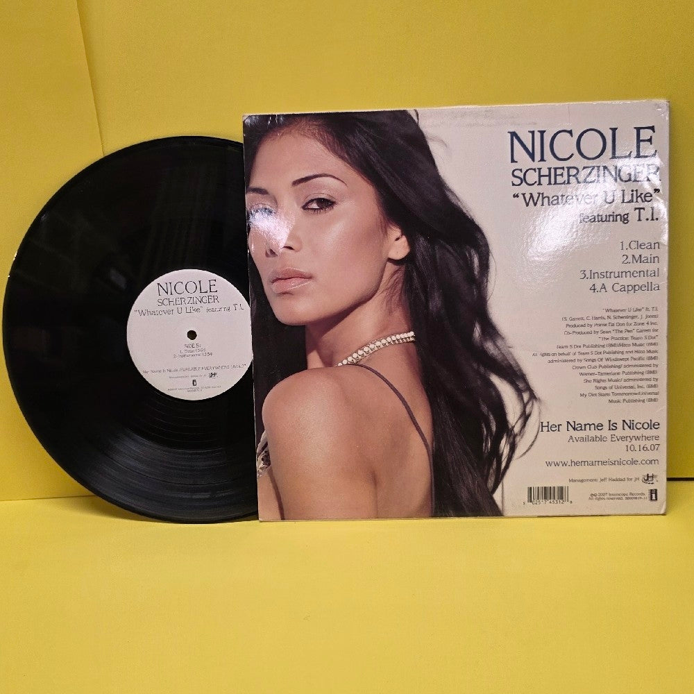 Nicole Scherzinger - Whatever U Like - 2007 - B0009819-11 - Used - VG++ - Vinyl