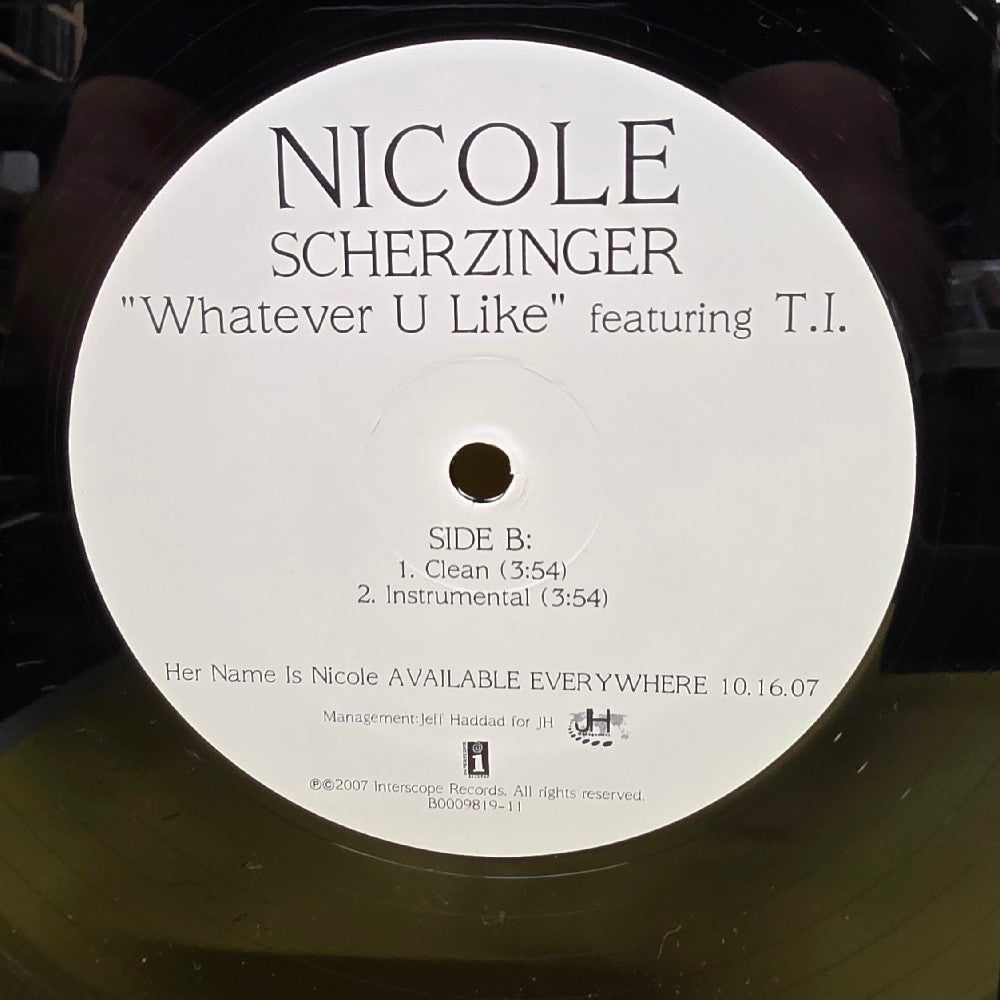 Nicole Scherzinger - Whatever U Like - 2007 - B0009819-11 - Used - VG++ - Vinyl