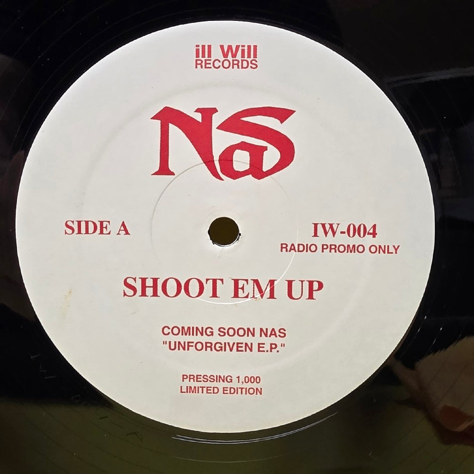Nas - Shoot Em Up / Limited Edition To 1000 Copies Near Mint - 1999 - IW-004 - Used - NM - Vinyl