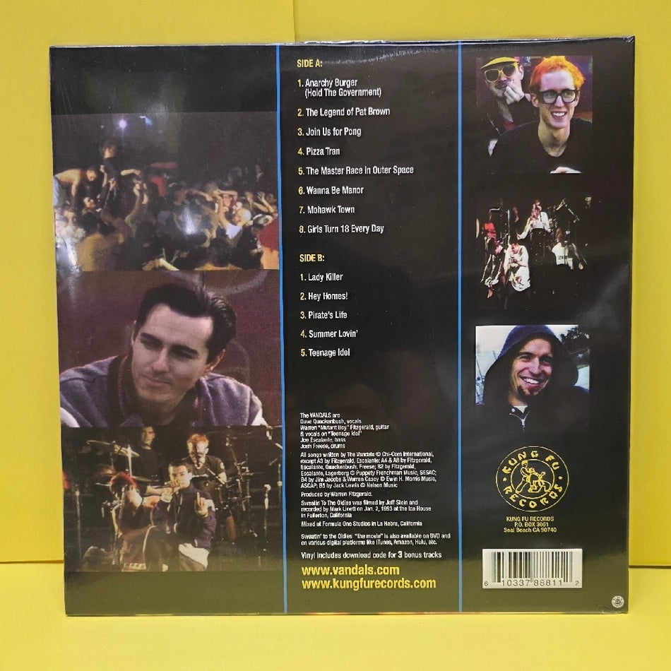 The Vandals - Sweatin' To The Oldies: The Vandals Live - 2016 - 78881-1 - New - Sealed - Vinyl