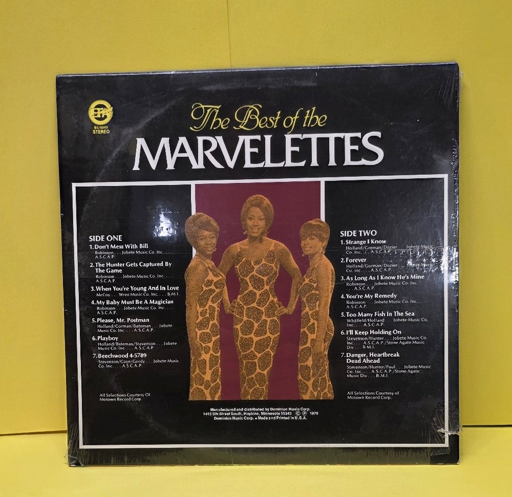 The Marvelettes  - The Best Of The Marvelettes  - 1979 - BU 4040 - New - Sealed - Vinyl