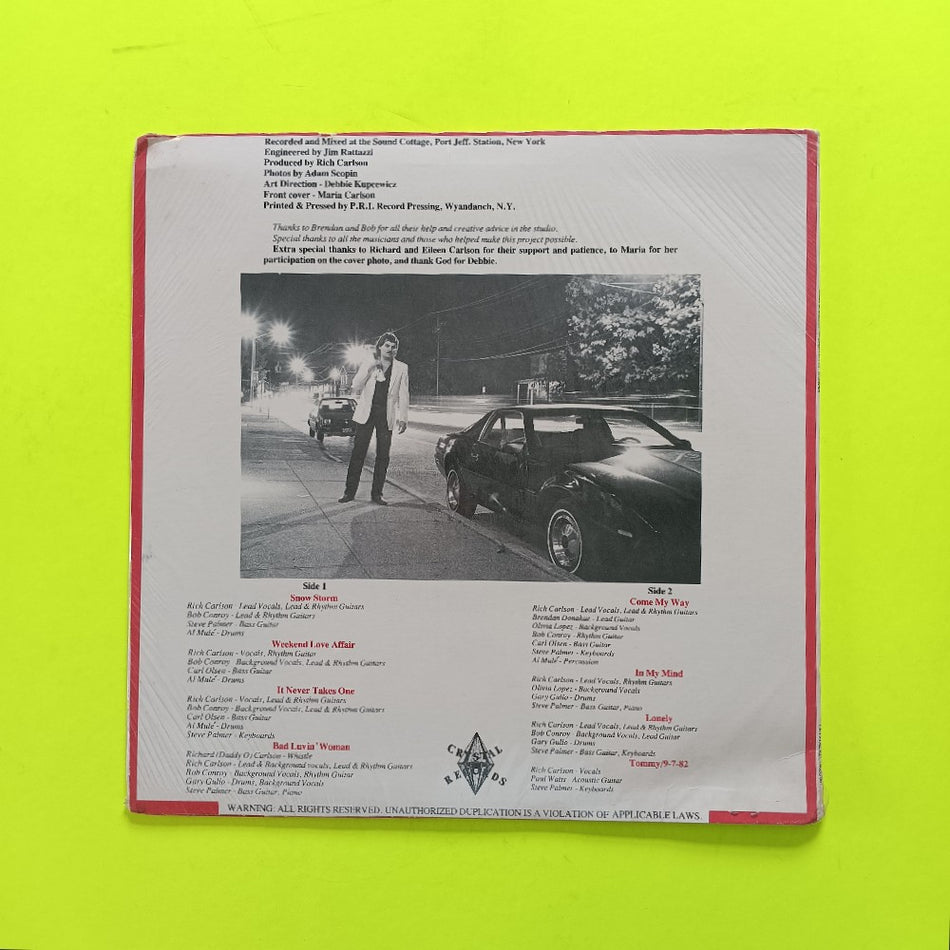 Rich Carlson - Bad Luvin' Mama - Crystal 001 - New - Sealed - Vinyl