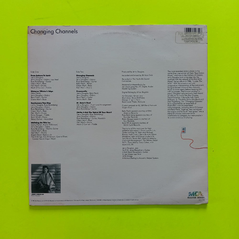 Jerry Douglas - Changing Channels PROMO - 1987 - MCA-5965 - Used - VG++ - Vinyl