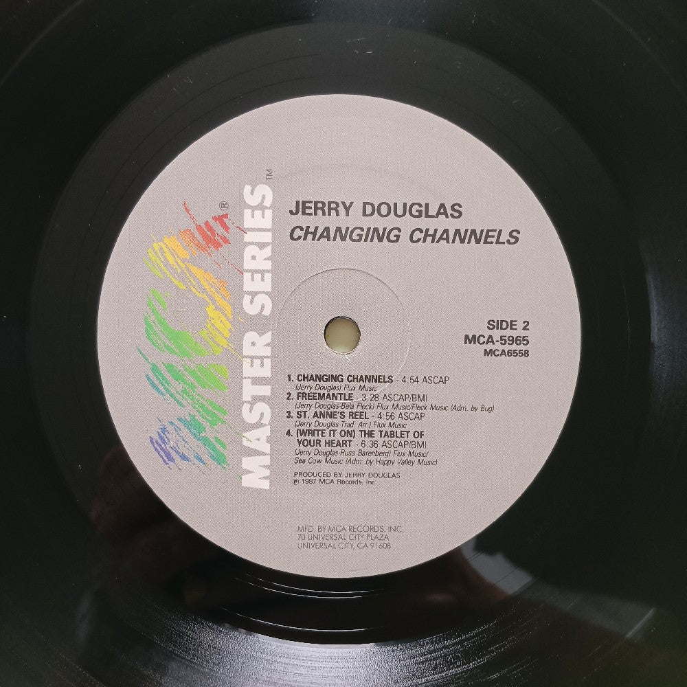 Jerry Douglas - Changing Channels PROMO - 1987 - MCA-5965 - Used - VG++ - Vinyl