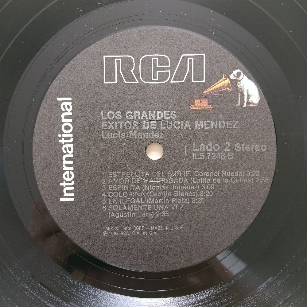 Lucia Mendez - Los Grandes Exitos De Lucia Mendez - 1983 - IL5-7248 - Used - VG++ - Vinyl