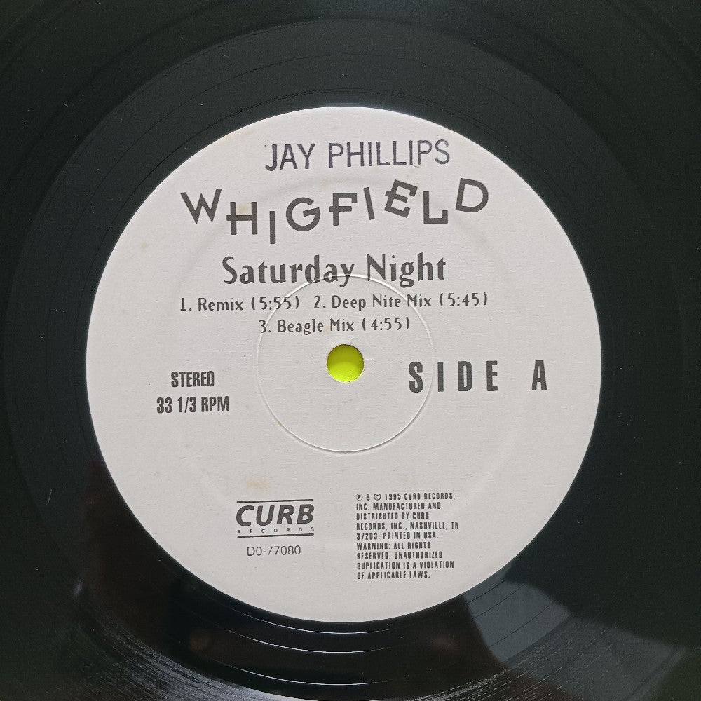 Whigfield - Saturday Night - 1995 - D0-77080 - Used - VG++ - Vinyl