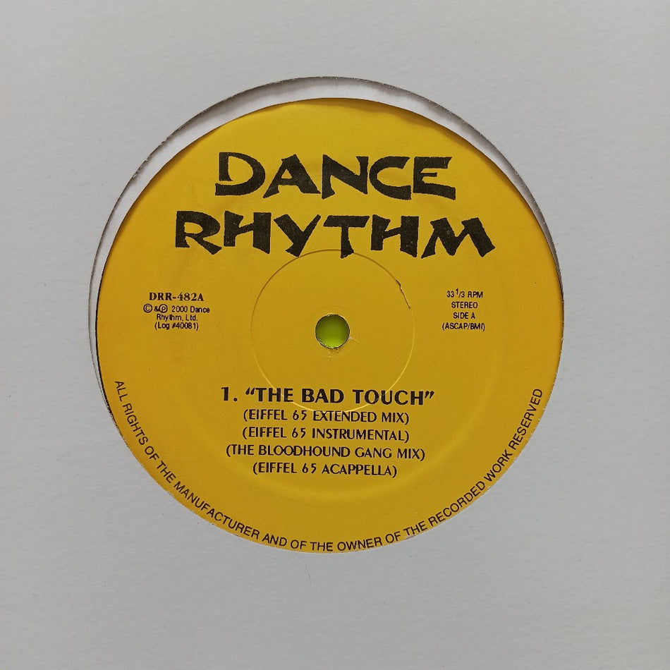 Various  - The Bad Touch / Could I Have This Kiss Forever 12" - 2000 - DRR-482 - Used - VG++ - Vinyl