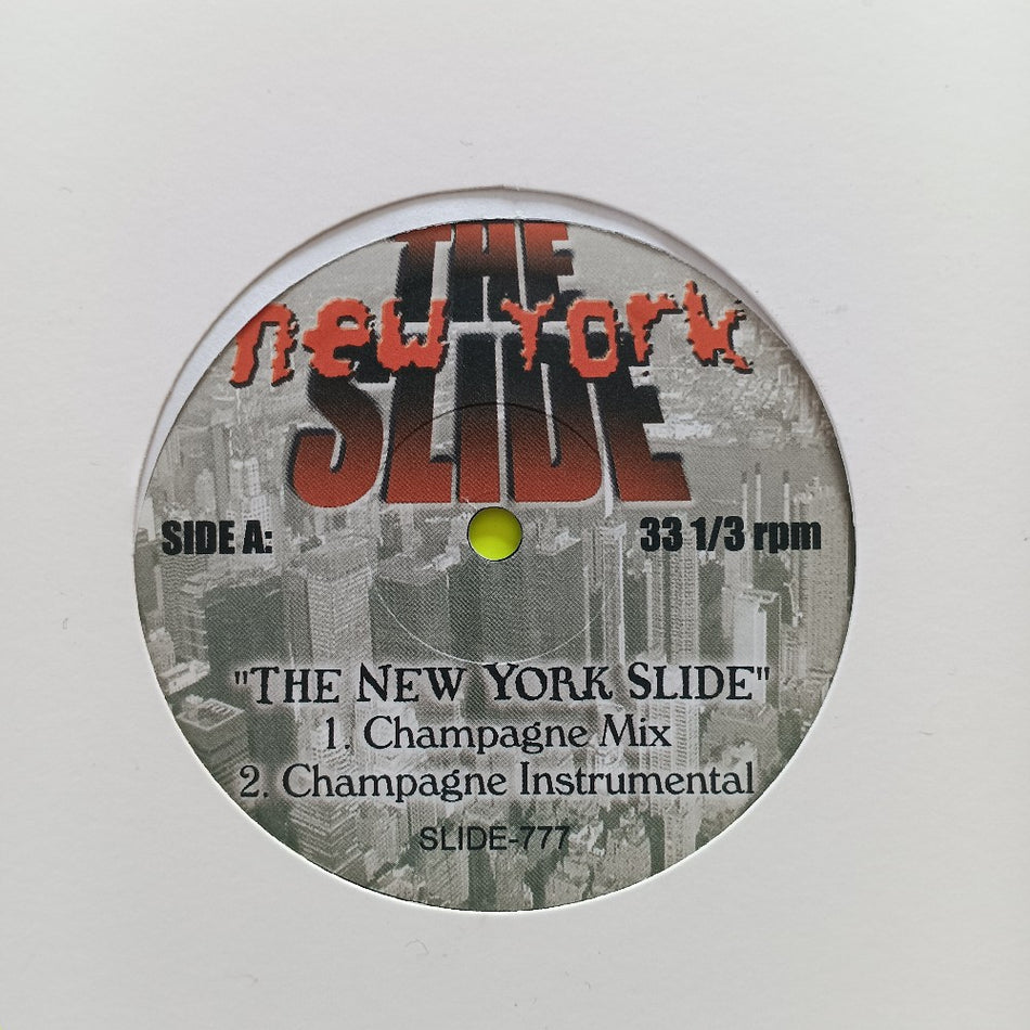 DJ Blackout - The New York Slide 12" - SLIDE777 - Used - VG++ - Vinyl