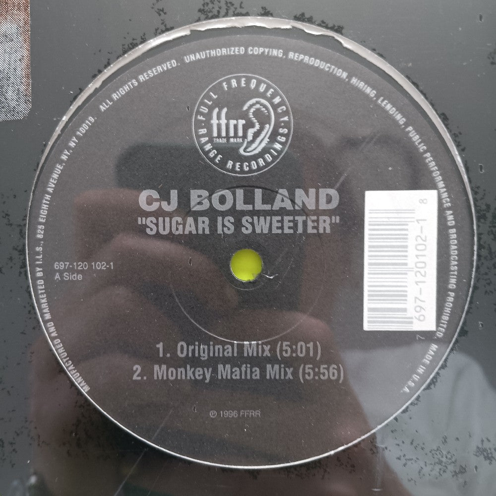 CJ Bolland - Sugar Is Sweeter 12" - 1996 - 697 120 102-1 - Used - VG+ - Vinyl