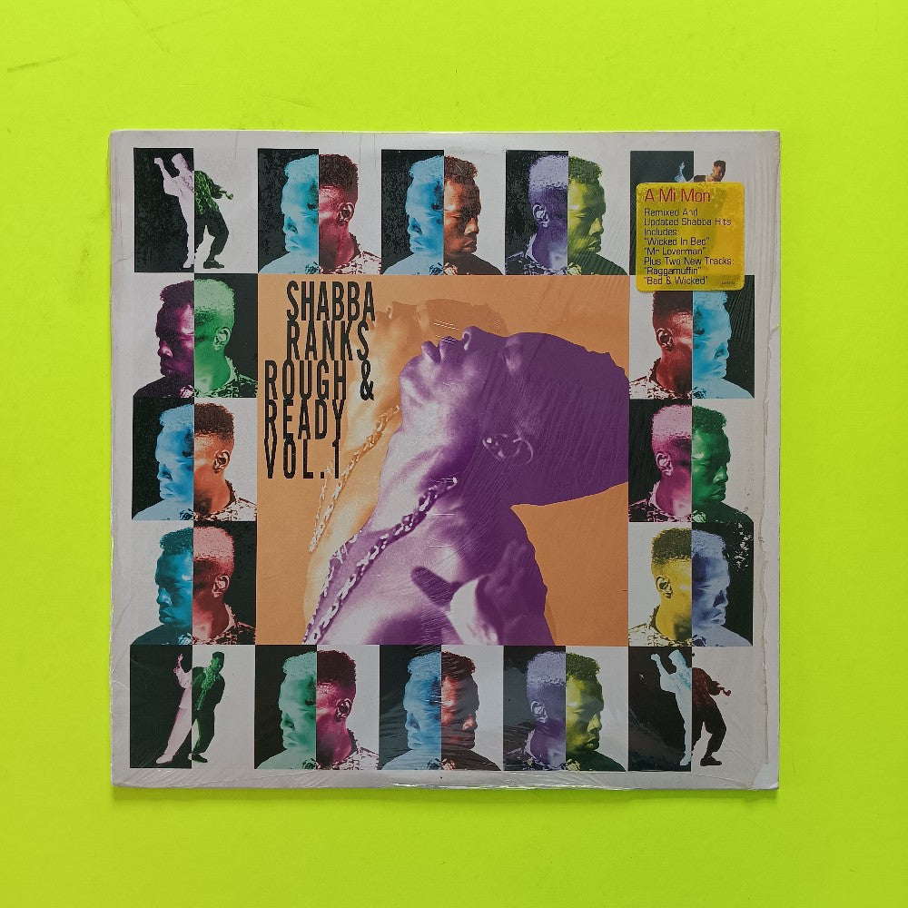 Shabba Ranks - Rough & Ready Vol.1 SHRINK & HYPE - 1992 - E 52443 - Used - VG+ - Vinyl