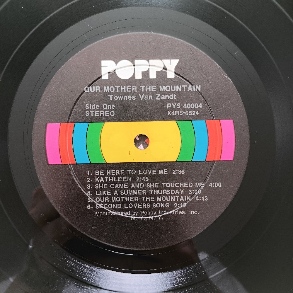 Townes Van Zandt - Our Mother The Mountain OG - 1969 - POPPY PYS 40004 - Used - VG++ - Vinyl