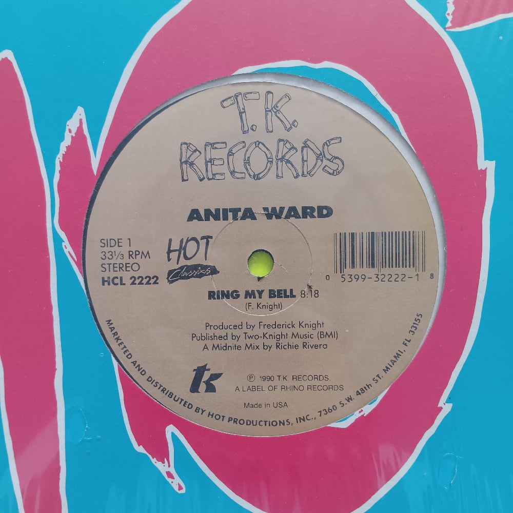 Anita Ward / Van McCoy - Ring My Bell / The Hustle 12" - 1990 - HCL 2222 - Used - VG+ - Vinyl