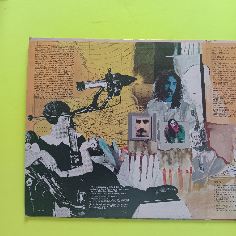 Mothers Of Invention - Uncle Meat 2LP W. Book "9 Types" - 1969 - 2MS 2024 - Used - VG++ - Vinyl