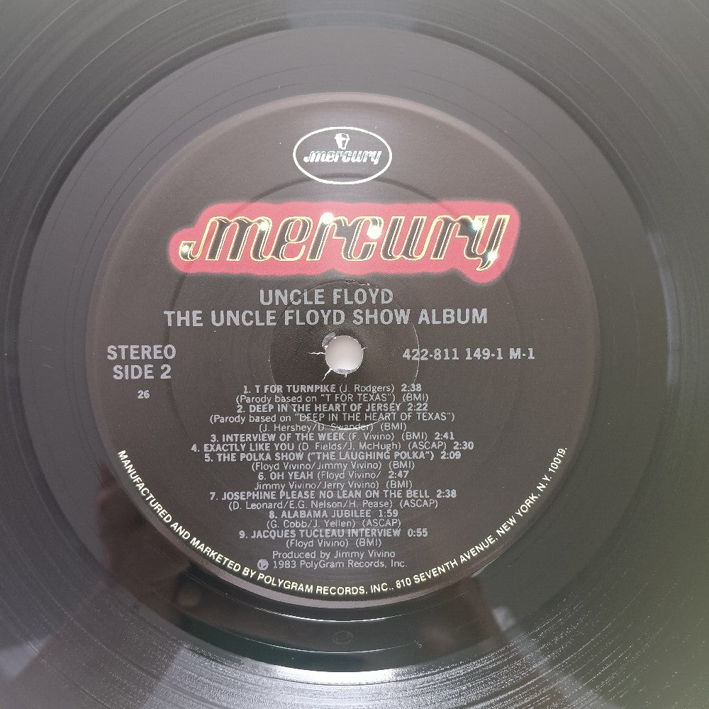 Uncle Floyd - The Uncle Floyd Show Album PROMO - 1983 - 811 149-1 M-1 - Used - VG++ - Vinyl
