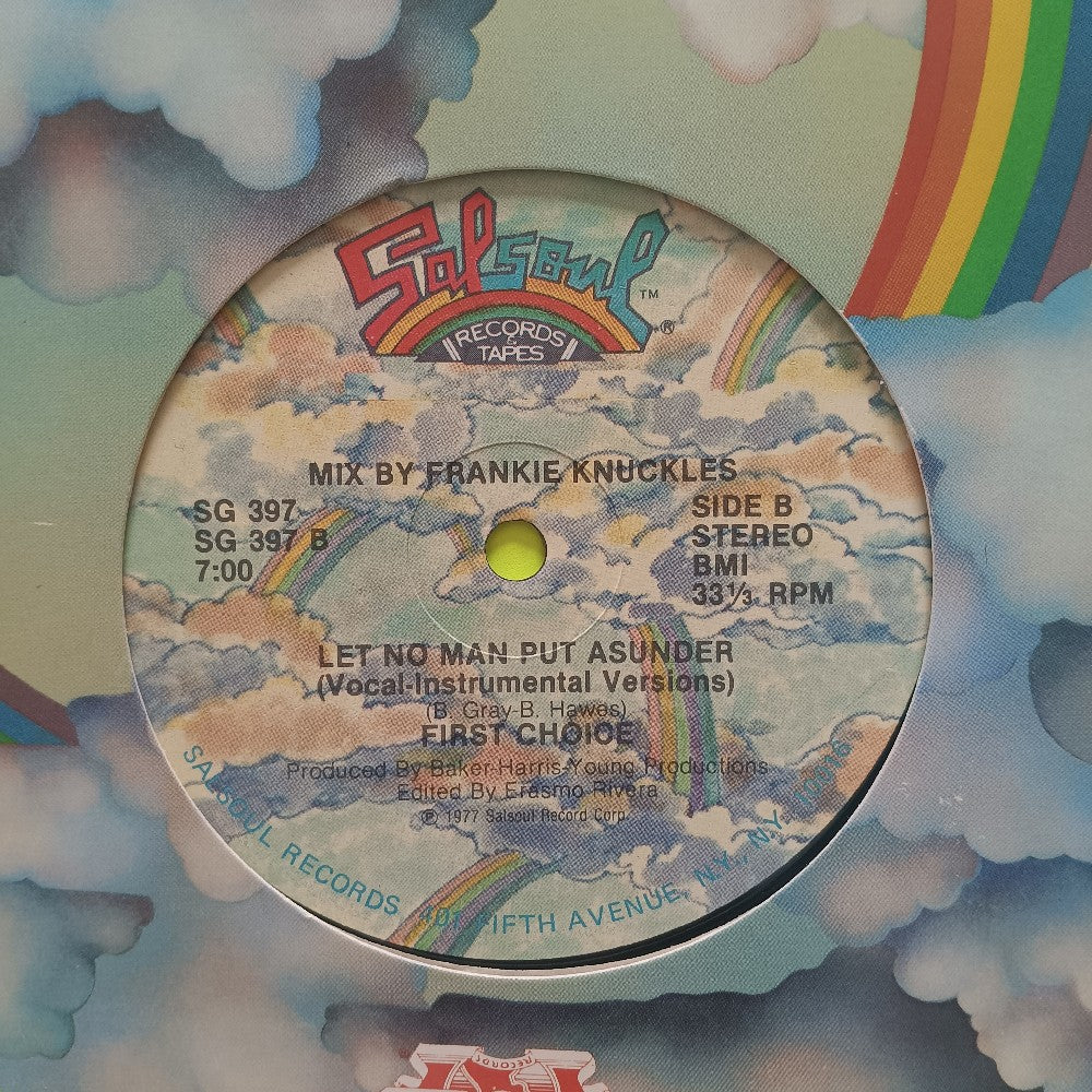 First Choice - Let No Man Put Asunder 12" - 1983 - SG 397 - Used - VG++ - Vinyl