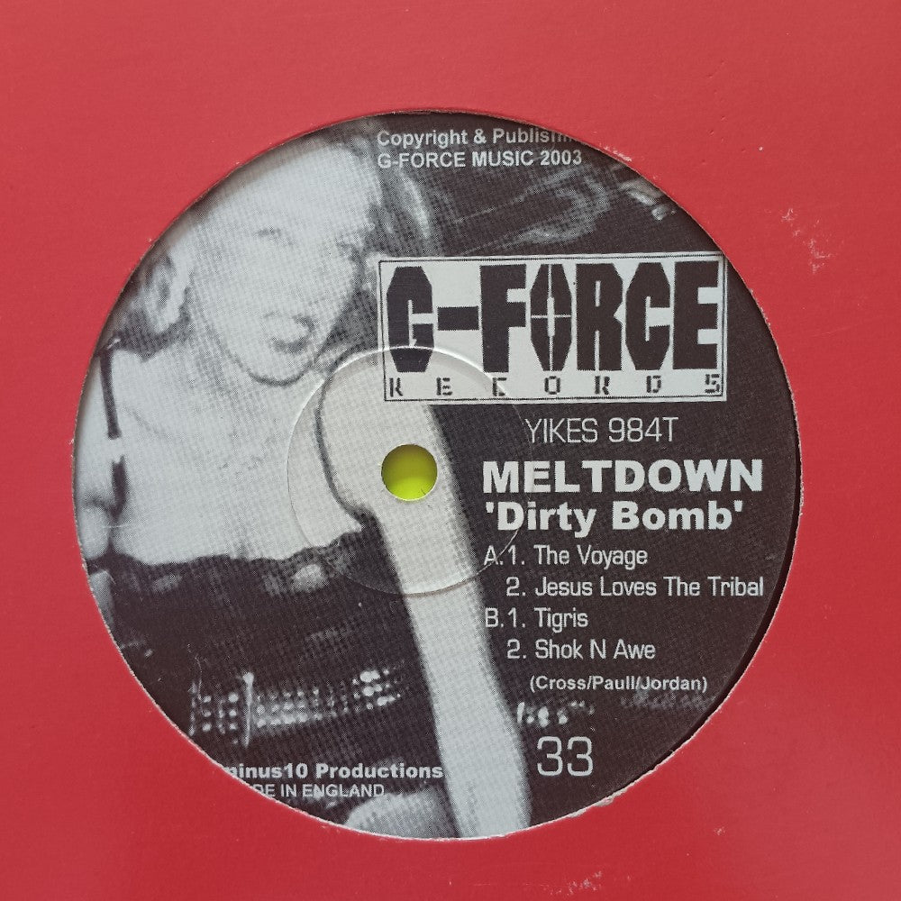 Meltdown - Dirty Bomb UK 12" - 2003 - YIKES 984T - Used - VG++ - Vinyl