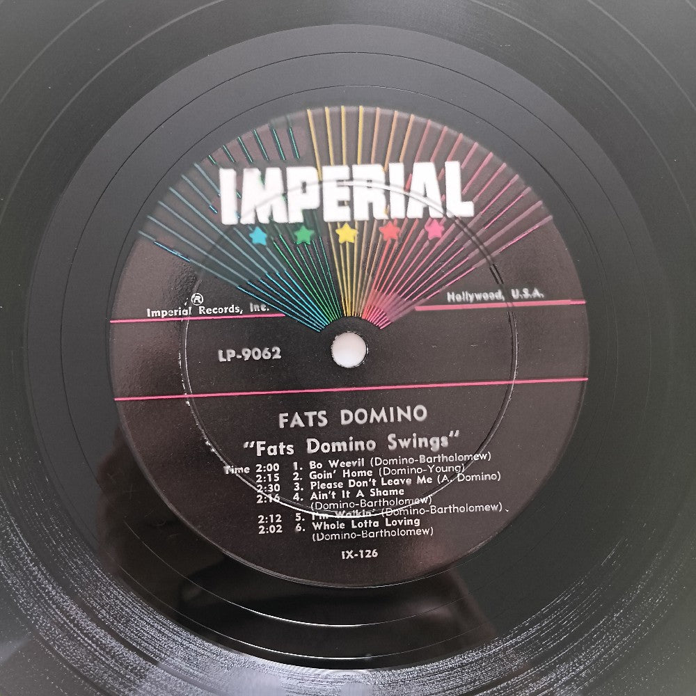 Fats Domino - Fats Domino Swings OG DG MONO - 1959 - LP 9062 - Used - EX - Vinyl