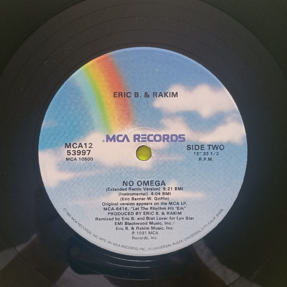 Eric B. & Rakim - Mahogany 12" PROMO - 1991 - MCA 12-53997 - Used - EX - Vinyl