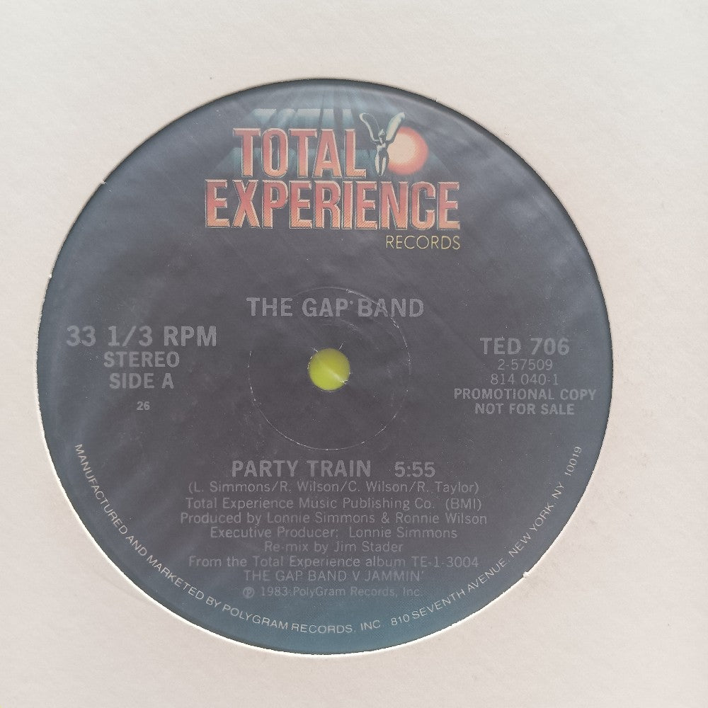 The Gap Band - Party Train 12" PROMO - 1983 - TED 706 - Used - NM - Vinyl