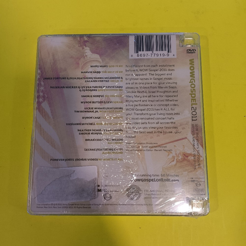 Wow Gospel 2011 DVD - 2011 - New - Sealed - DVDs & Blu-Rays