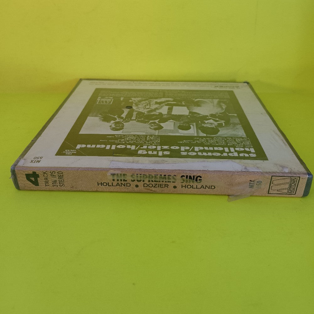 The Supremes - Sing Holland Dozier Holland 3 3/4 IPS - 1967 - MTX 650 - New - Reel to Reel