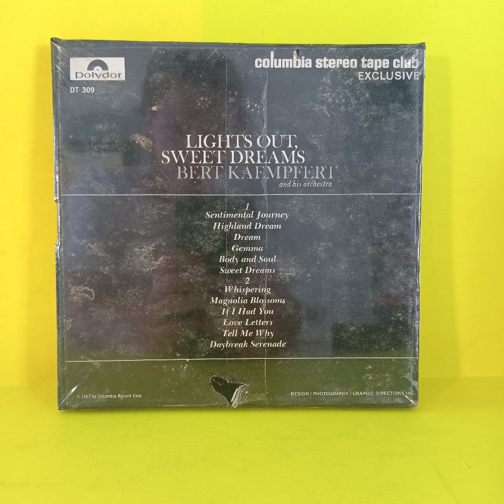 Bert Kaempfert - Lights Out Sweet Dreams 7 1/12 IPS - 1967 - DT 309 - New - Reel to Reel