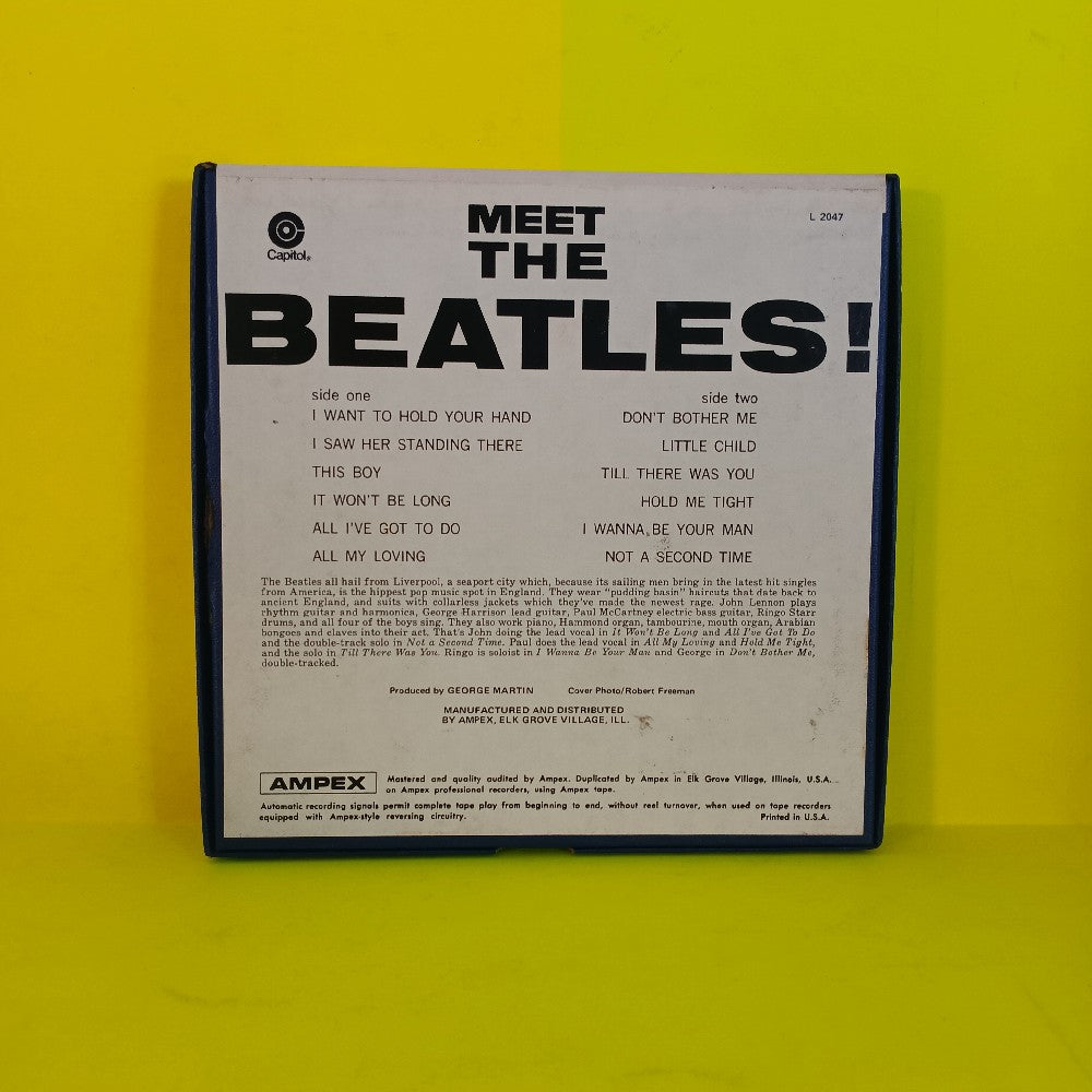 The Beatles - Meet The Beatles 7 1/2 IPS - 1970 - L 2047 - Used - Reel to Reel