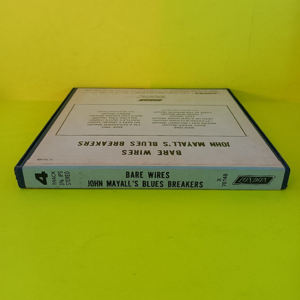 John Mayall's Blues Breakers - Bare Wires 3 3/4 IPS - 1968 - X 70148 - Used - Reel to Reel