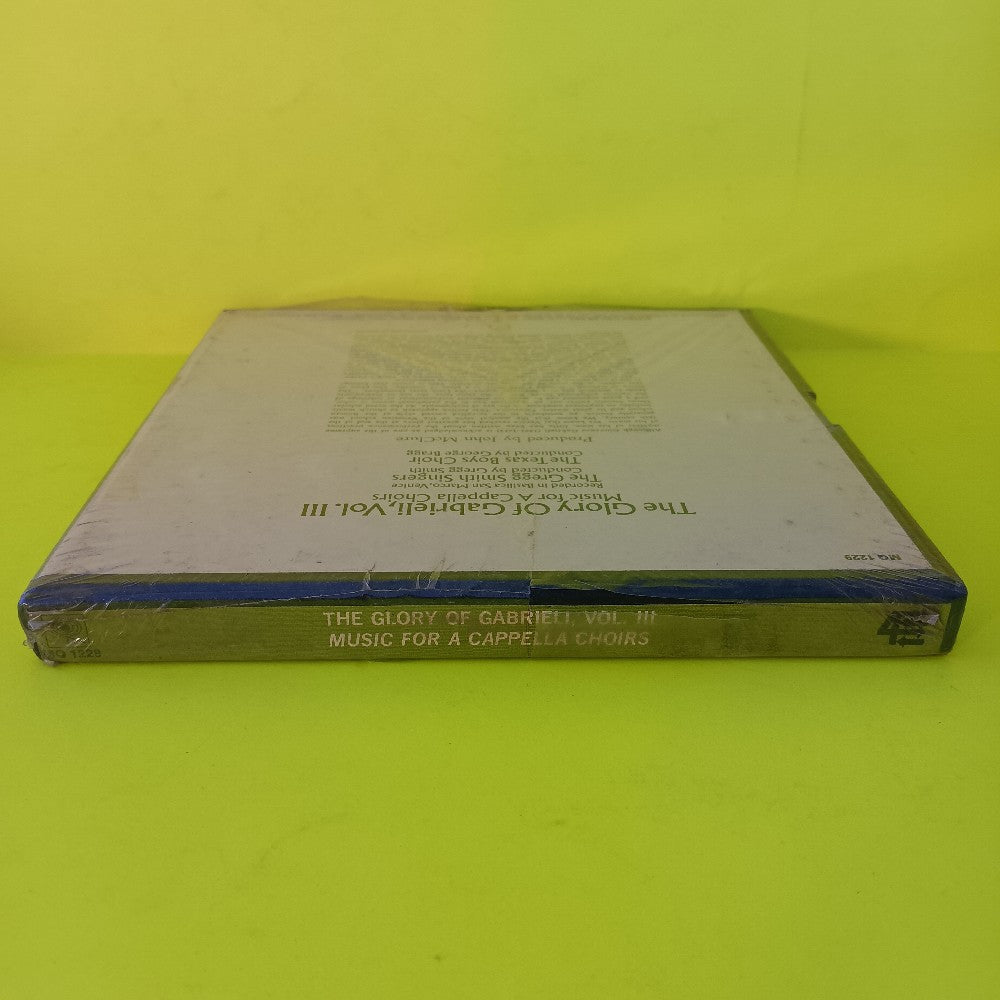 Gregg Smith Singers - Glory Of Gabrielli Vol 3 7 1/2 IPS - MQ 1229 - New - Reel to Reel