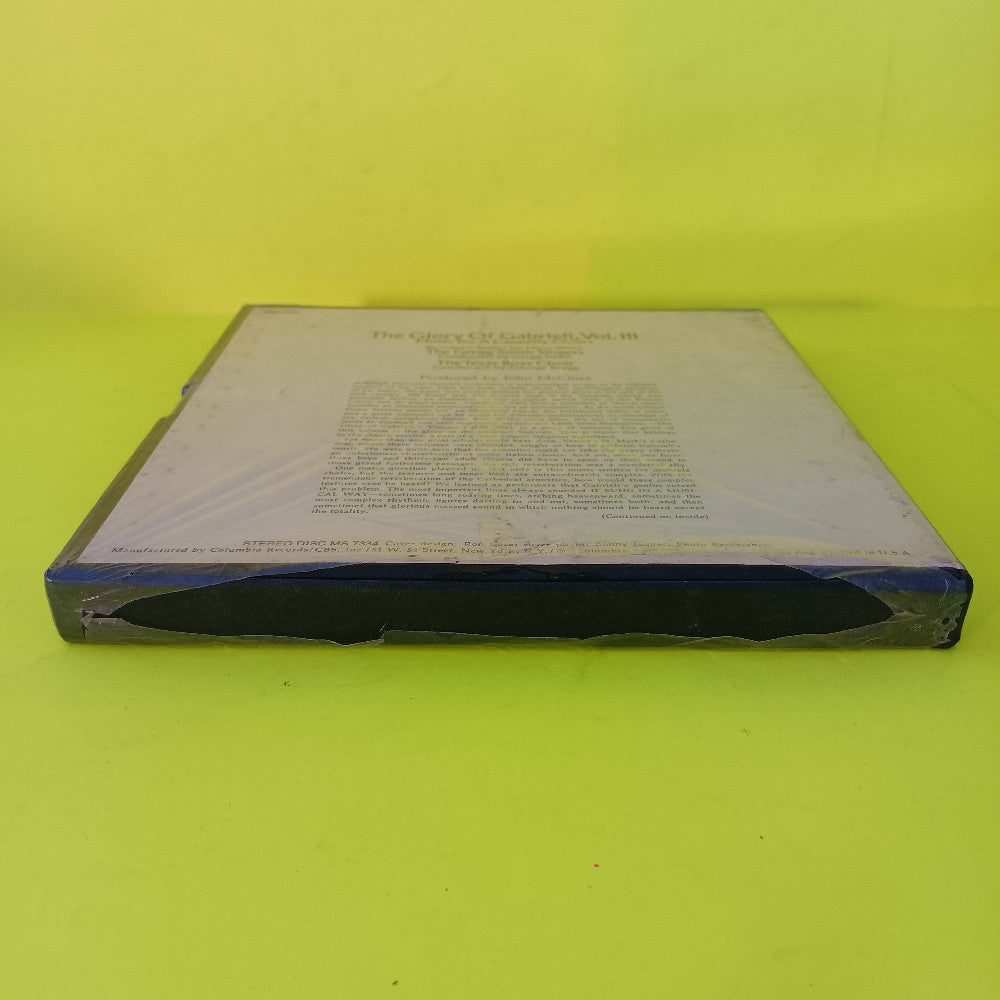 Gregg Smith Singers - Glory Of Gabrielli Vol 3 7 1/2 IPS - MQ 1229 - New - Reel to Reel