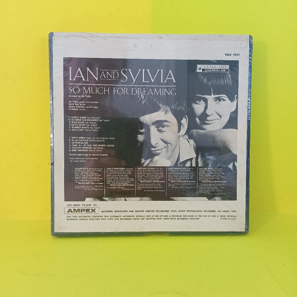 Ian & Silvia - So Much For Dreaming 3 3/4 IPS - 1967 - VG 9241 - New - Reel to Reel